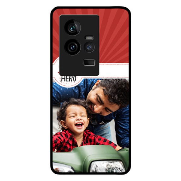 iQOO 11 5G Photo Printing on Glass Case - My Dad Hero Design