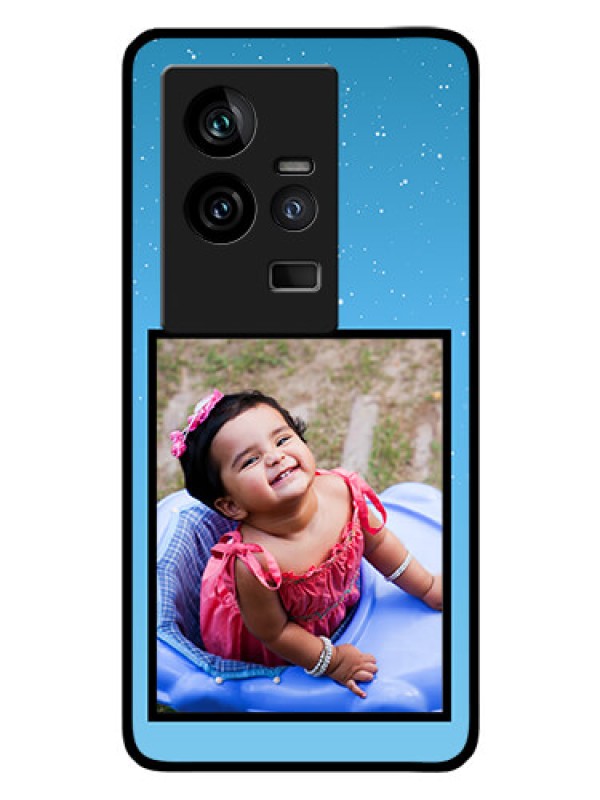 Custom iQOO 11 5G Custom Glass Mobile Case - Wave Pattern Colorful Design