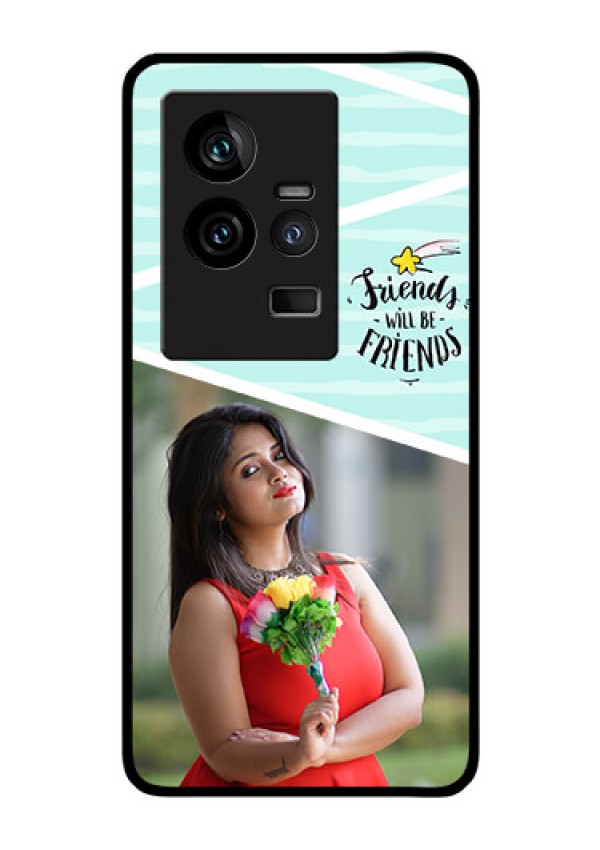 iQOO 11 5G Custom Glass Phone Case - Friends Picture Icon Design