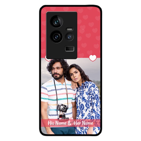 iQOO 11 5G Photo Printing on Glass Case - Simple Love Design