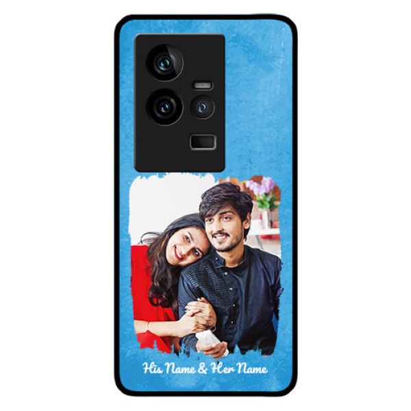 iQOO 11 5G Custom Glass Phone Case - Blue Color Vintage Design iQOO 11 5G Custom Glass Phone Case - Blue Color Vintage Design