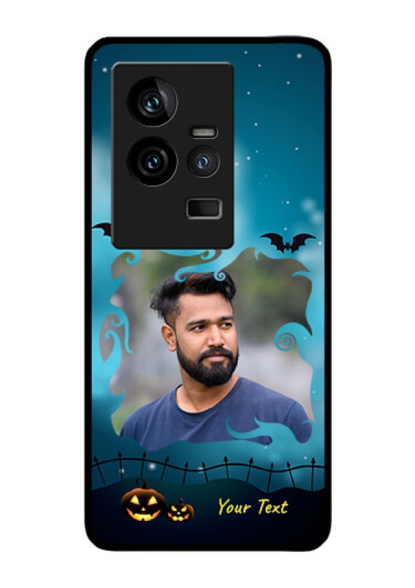 iQOO 11 5G Custom Glass Phone Case - Halloween frame design