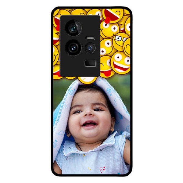 iQOO 11 5G Custom Glass Mobile Case - with Smiley Emoji Design iQOO 11 5G Custom Glass Mobile Case - with Smiley Emoji Design