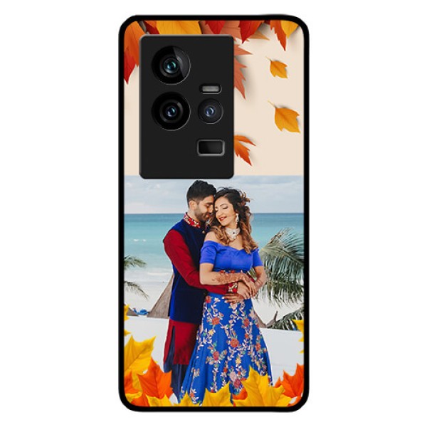 iQOO 11 5G Photo Printing on Glass Case - Autumn Maple Leaves Design iQOO 11 5G Photo Printing on Glass Case - Autumn Maple Leaves Design