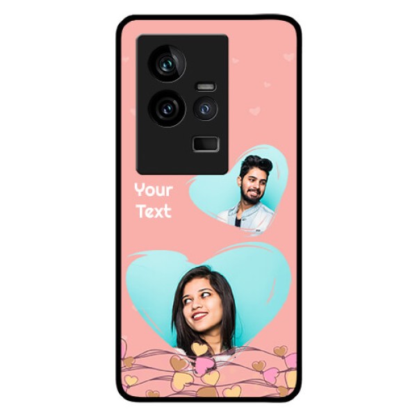 iQOO 11 5G Custom Glass Mobile Case - Love Doodle Design