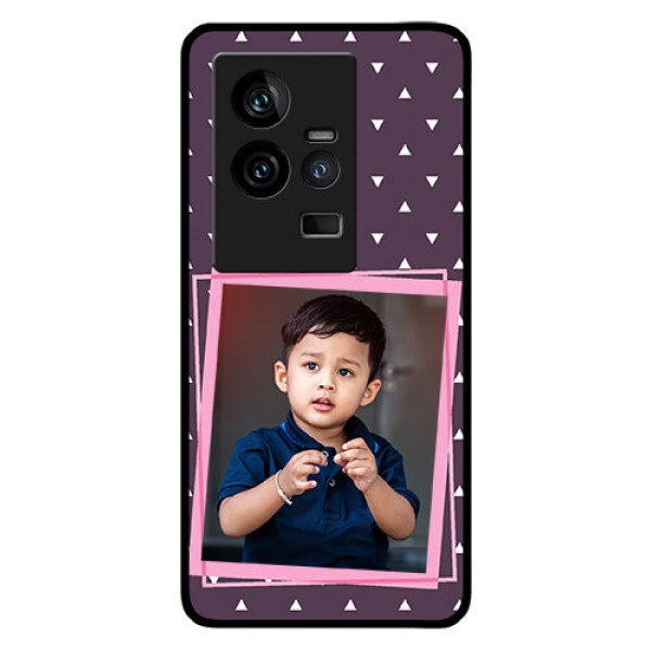 iQOO 11 5G Custom Glass Mobile Case - Triangle Pattern Dotted Design iQOO 11 5G Custom Glass Mobile Case - Triangle Pattern Dotted Design