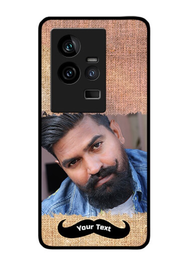 iQOO 11 5G Personalized Glass Phone Case - with Texture Design