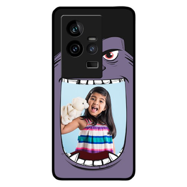 iQOO 11 5G Custom Glass Phone Case - Angry Monster Design