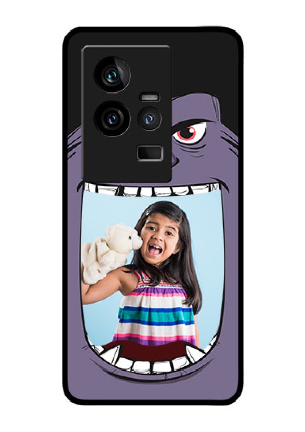 iQOO 11 5G Custom Glass Phone Case - Angry Monster Design