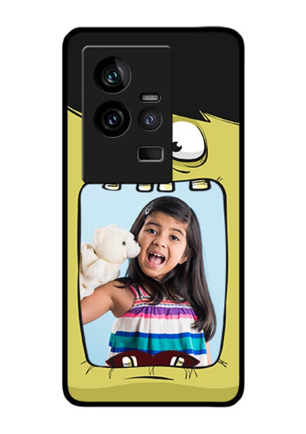 iQOO 11 5G Personalized Glass Phone Case - Cartoon monster back case Design