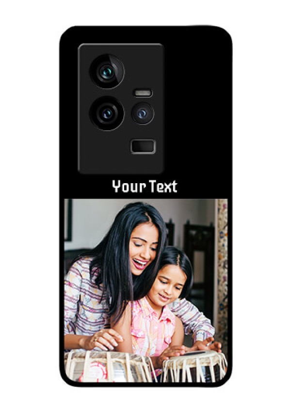 iQOO 11 5G Photo with Name on Glass Phone Case