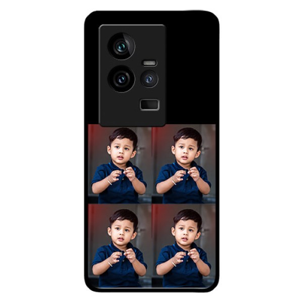 iQOO 11 5G 4 Image Holder on Glass Mobile Cover