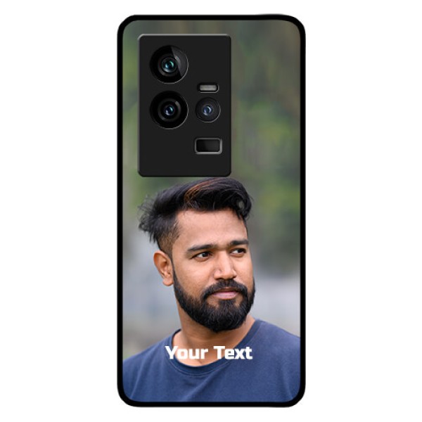 iQOO 11 5G Glass Mobile Cover: Photo with Text