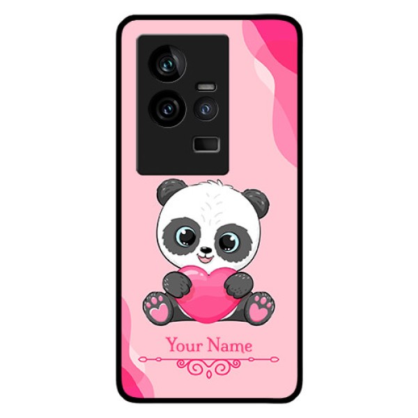 iQOO 11 5G Custom Glass Mobile Case - Cute Panda Design