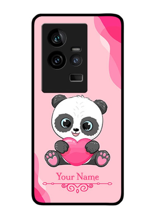 iQOO 11 5G Custom Glass Mobile Case - Cute Panda Design
