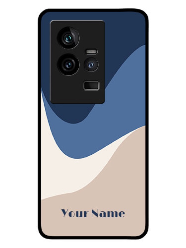 Custom iQOO 11 5G Custom Glass Phone Case - Abstract Drip Art Design