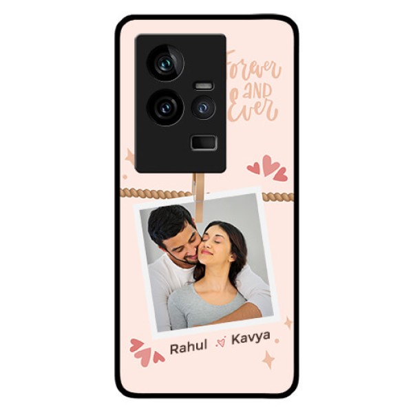 iQOO 11 5G Custom Glass Phone Case - Forever and ever love Design iQOO 11 5G Custom Glass Phone Case - Forever and ever love Design