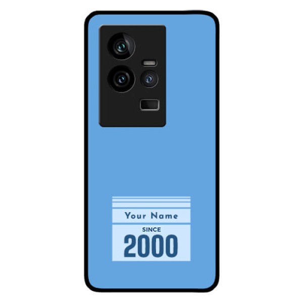 iQOO 11 5G Custom Glass Mobile Case - Custom Year of birth Design iQOO 11 5G Custom Glass Mobile Case - Custom Year of birth Design