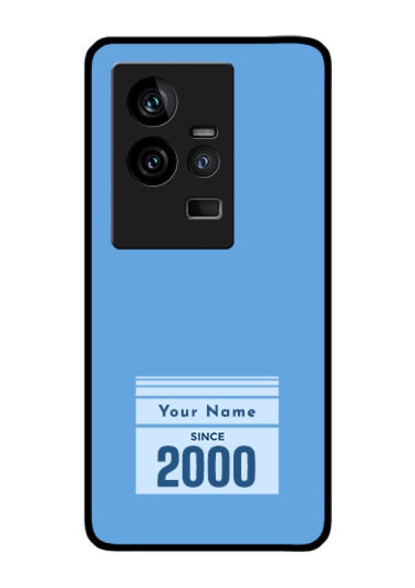 iQOO 11 5G Custom Glass Mobile Case - Custom Year of birth Design
