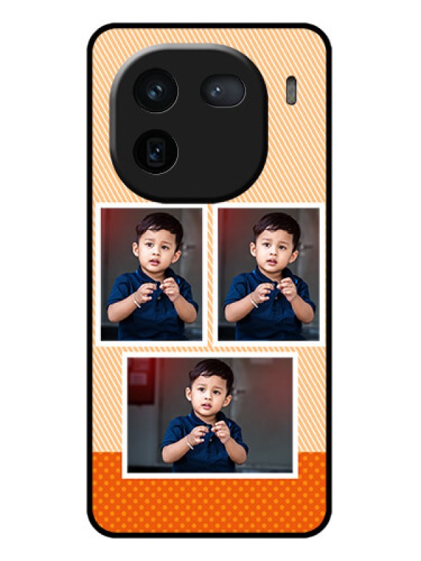 Custom iQOO 12 5G Custom Glass Phone Case - Bulk Photos Upload Design