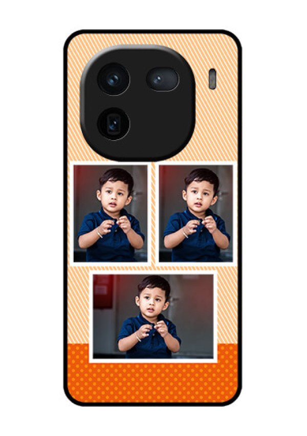 iQOO 12 5G Custom Glass Phone Case - Bulk Photos Upload Design