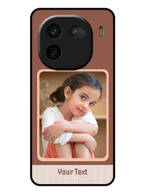 Custom iQOO 12 5G Custom Glass Phone Case - Simple Pic Upload Design