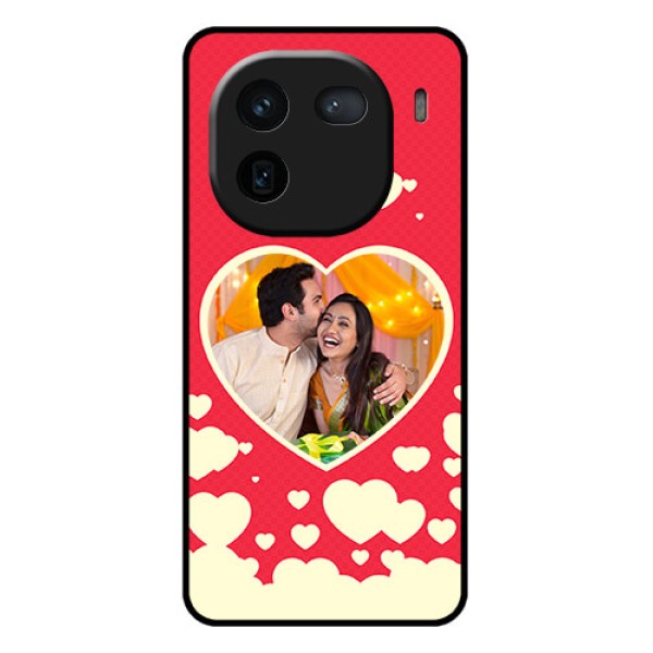 iQOO 12 5G Custom Glass Phone Case - Love Symbols Phone Cover Design