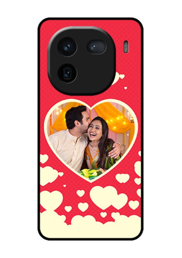 iQOO 12 5G Custom Glass Phone Case - Love Symbols Phone Cover Design