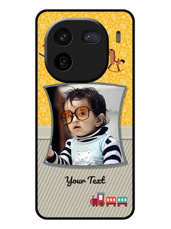 Custom iQOO 12 5G Custom Glass Phone Case - Baby Picture Upload Design