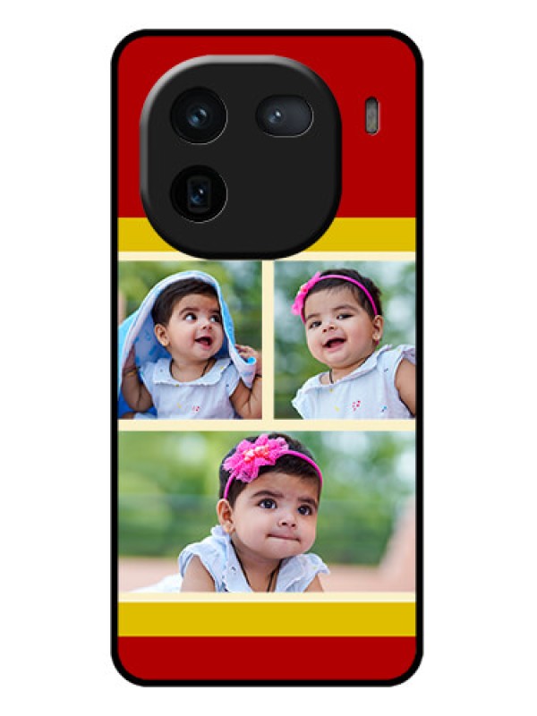 Custom iQOO 12 5G Custom Glass Phone Case - Multiple Pic Upload Design