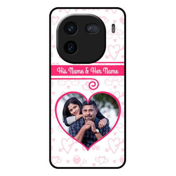 iQOO 12 5G Custom Glass Phone Case - Heart Shape Love Design iQOO 12 5G Custom Glass Phone Case - Heart Shape Love Design