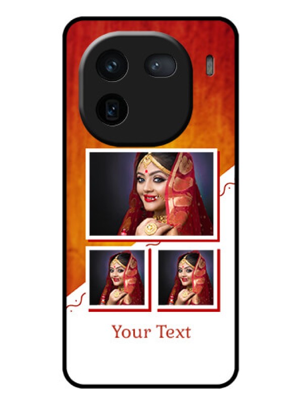 Custom iQOO 12 5G Custom Glass Phone Case - Wedding Memories Design