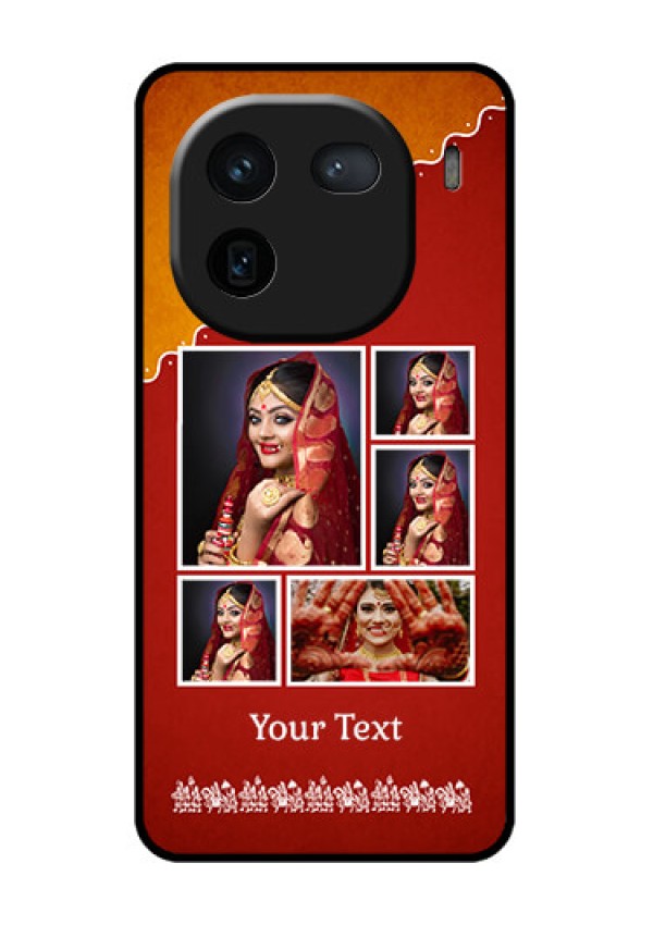 iQOO 12 5G Custom Glass Phone Case - Wedding Pic Upload Design