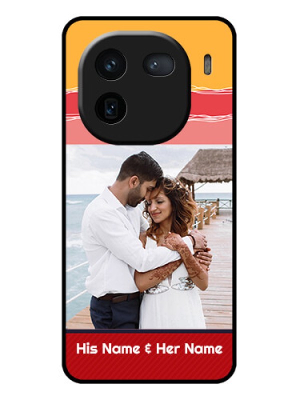 Custom iQOO 12 5G Custom Glass Phone Case - Colorful Case Design