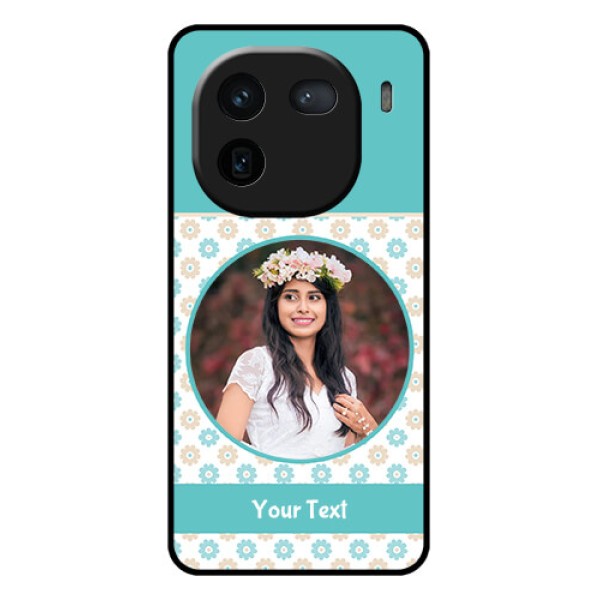 iQOO 12 5G Custom Glass Phone Case - Beautiful Flowers Design