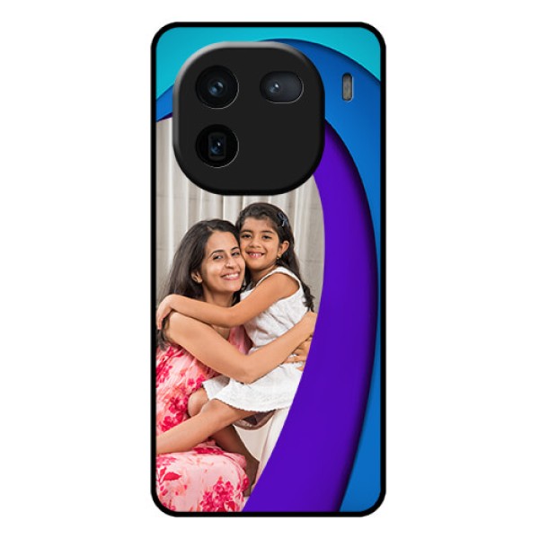 iQOO 12 5G Custom Glass Phone Case - Simple Pattern Design