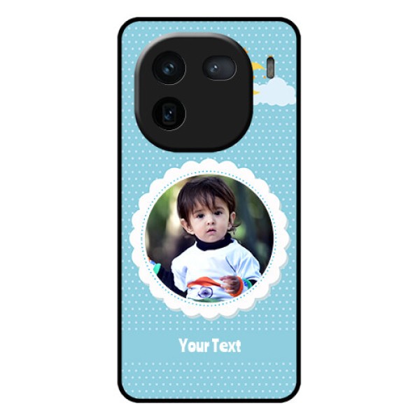 iQOO 12 5G Custom Glass Phone Case - Violet Pattern Design iQOO 12 5G Custom Glass Phone Case - Violet Pattern Design