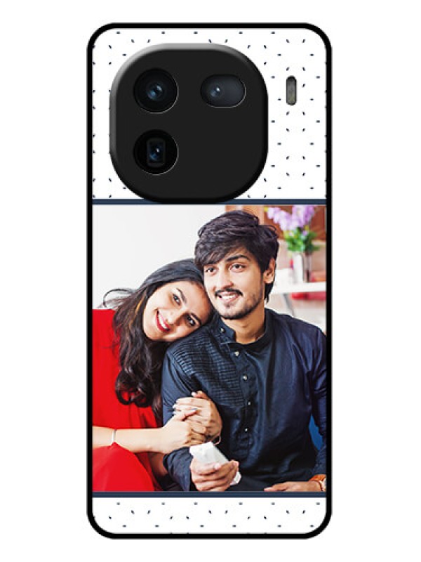 Custom iQOO 12 5G Custom Glass Phone Case - Premium Dot Design