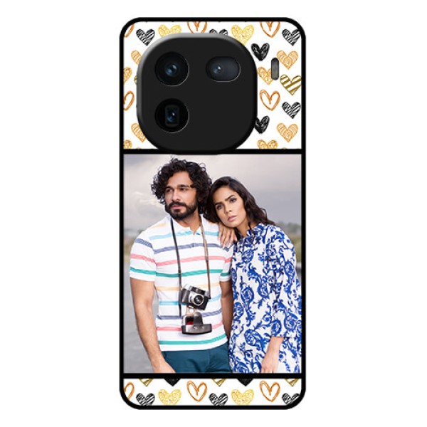 iQOO 12 5G Custom Glass Phone Case - Love Symbol Design