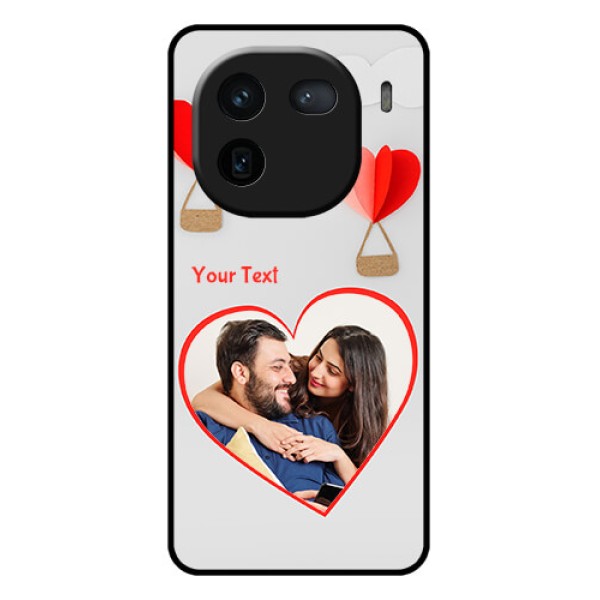 iQOO 12 5G Custom Glass Phone Case - Parachute Love Design