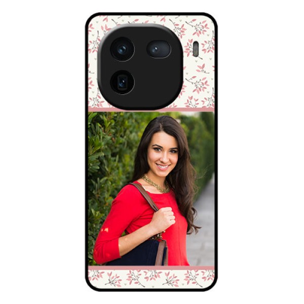 iQOO 12 5G Custom Glass Phone Case - Stunning Floral Design