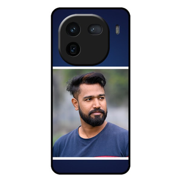 iQOO 12 5G Custom Glass Phone Case - Simple Royal Blue Design iQOO 12 5G Custom Glass Phone Case - Simple Royal Blue Design