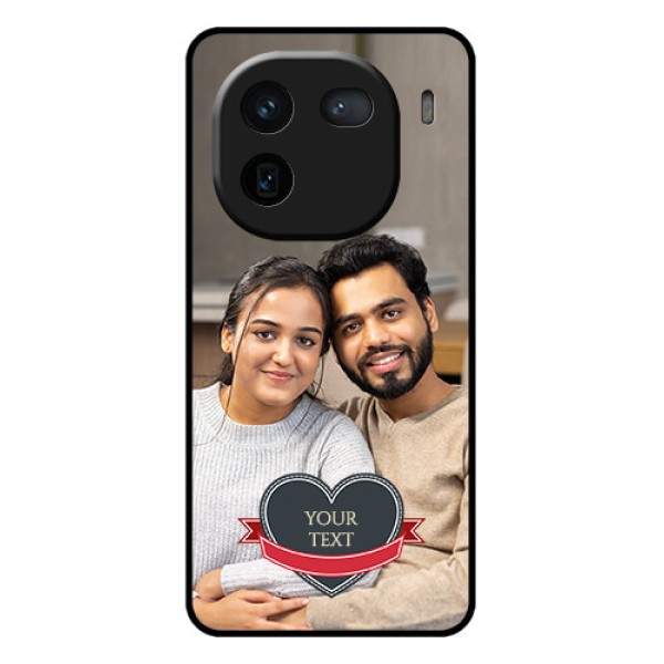 iQOO 12 5G Custom Glass Phone Case - Just Married Couple Design