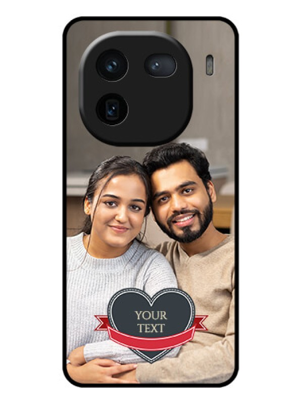 Custom iQOO 12 5G Custom Glass Phone Case - Just Married Couple Design