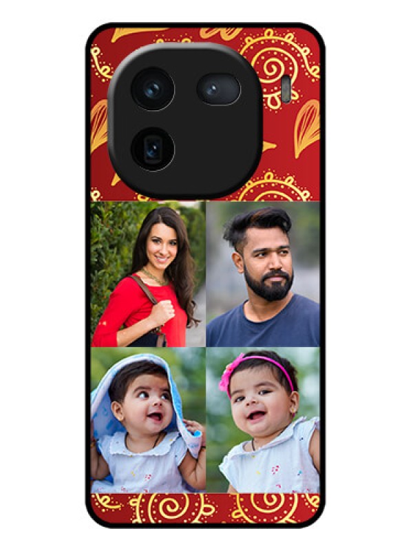 Custom iQOO 12 5G Custom Glass Phone Case - 4 Image Traditional Design