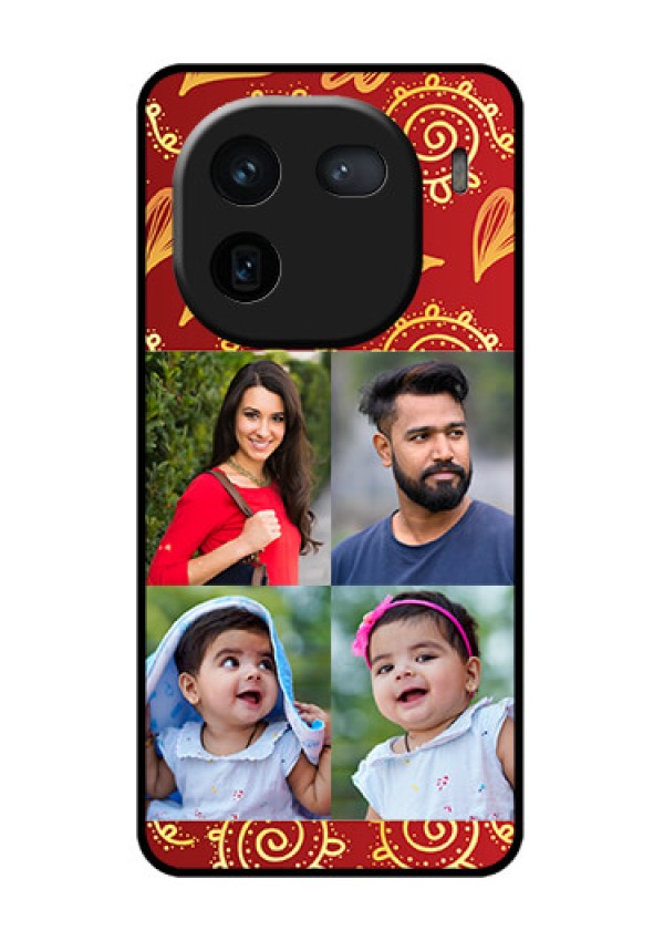 iQOO 12 5G Custom Glass Phone Case - 4 Image Traditional Design