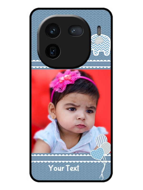 Custom iQOO 12 5G Custom Glass Phone Case - With Kids Pattern Design