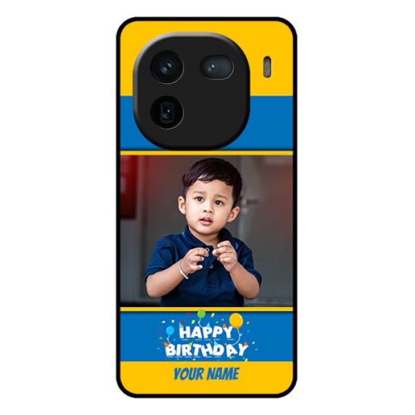 iQOO 12 5G Custom Glass Phone Case - Birthday Wishes Design