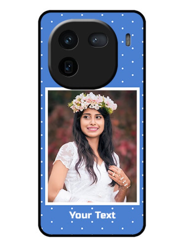 Custom iQOO 12 5G Custom Glass Phone Case - Polka Dots Design