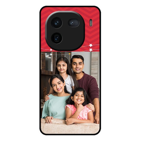 iQOO 12 5G Custom Glass Phone Case - Happy Family Design
